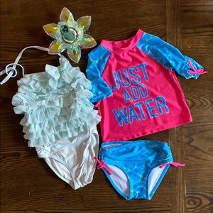 little girls swimwear